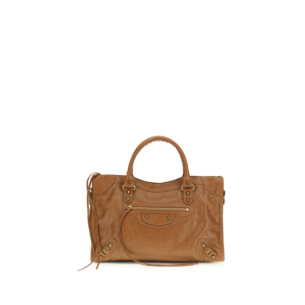 Balenciaga Beige Lamm Ovis Aries Aries Handtasche - Elegante City Bag für Damen