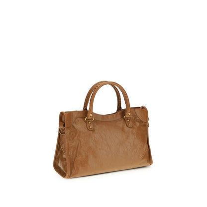 Balenciaga Beige Lamm Ovis Aries Aries Handtasche - Elegante City Bag für Damen