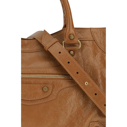 Balenciaga Beige Lamm Ovis Aries Aries Handtasche - Elegante City Bag für Damen