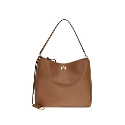 Balenciaga Beige Calf Leather Bos Taurus Schultertasche – Eleganz und Funktionalität vereint