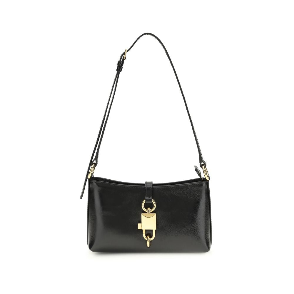 Dolce & Gabbana Schwarze Kalbsleder Bos Taurus Schultertasche - Eleganz in Vollendung