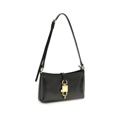 Dolce & Gabbana Schwarze Kalbsleder Bos Taurus Schultertasche - Eleganz in Vollendung