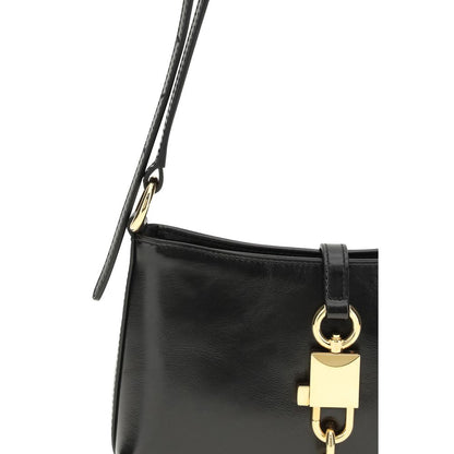 Dolce & Gabbana Schwarze Kalbsleder Bos Taurus Schultertasche - Eleganz in Vollendung