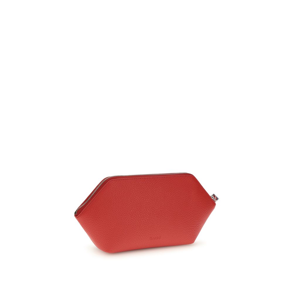 Ganni Multicolor Recycled Leather Clutch Bag - Eleganz trifft Nachhaltigkeit
