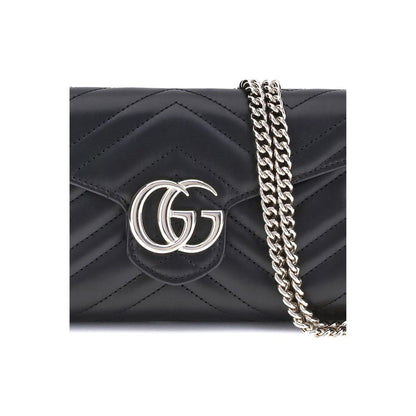 Gucci GG Marmont Wallet with Chain - Exquisite Schultertasche aus Kalbsleder