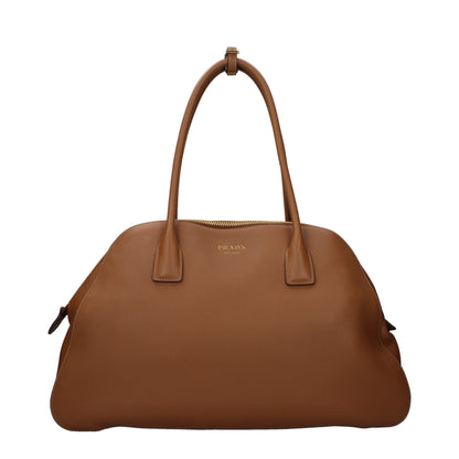 Prada Braune Leder Schultertasche – Eleganz und Stil für die moderne Frau