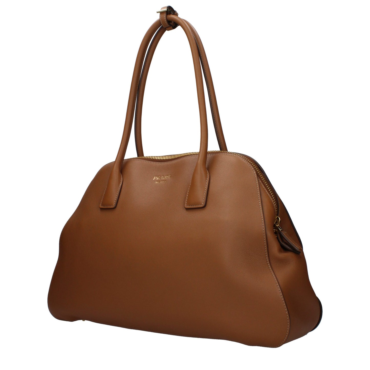 Prada Braune Leder Schultertasche – Eleganz und Stil für die moderne Frau