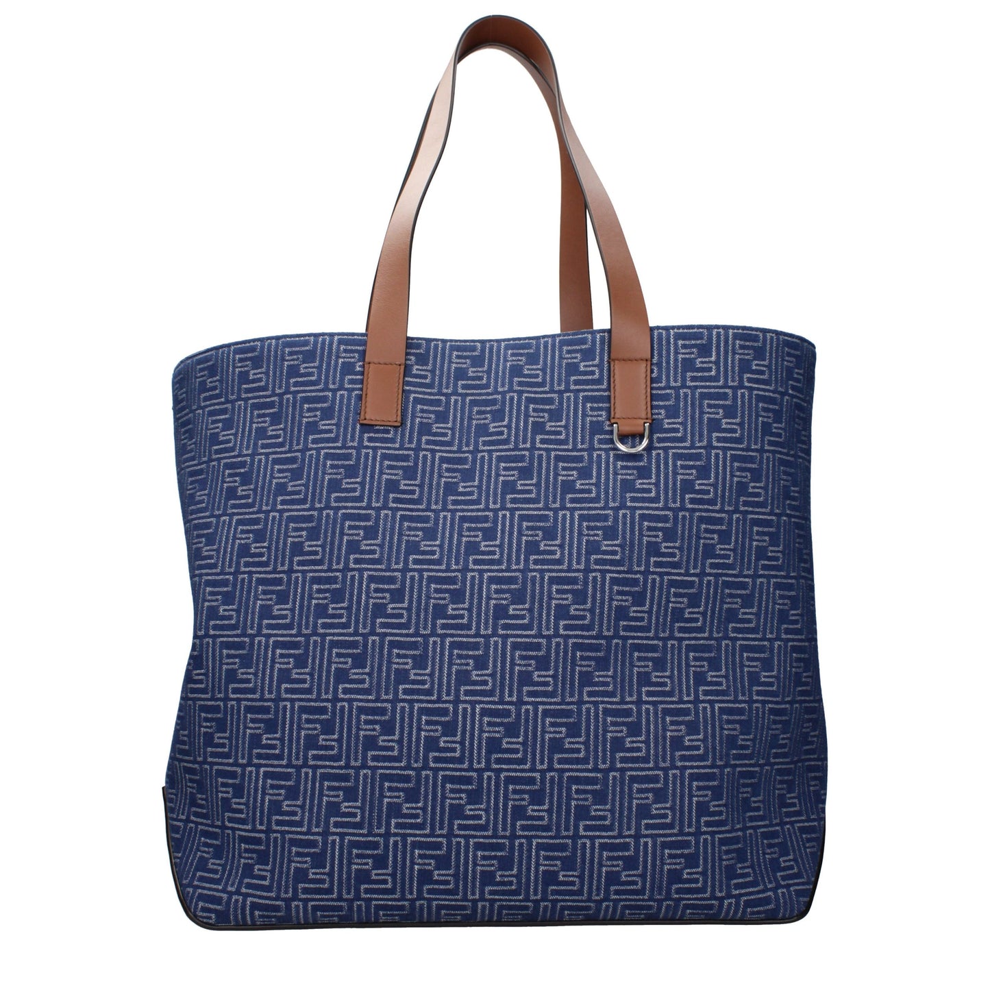 Fendi Blaue Stoff-Umhängetasche – Eleganz und Stil vereint
