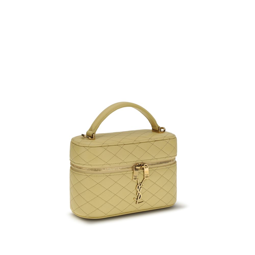 Saint Laurent Vanity Gaby Schultertasche aus Kalbsleder Bos Taurus in Bicolor