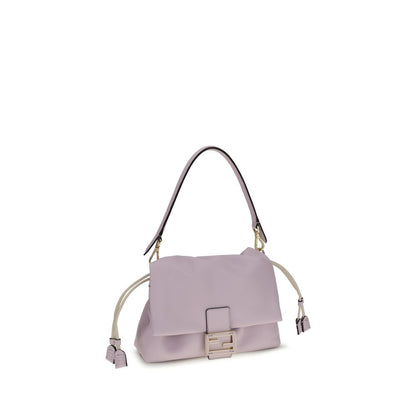 Fendi Mamma Baguette Schultertasche aus violettem Kalbsleder Bos Taurus