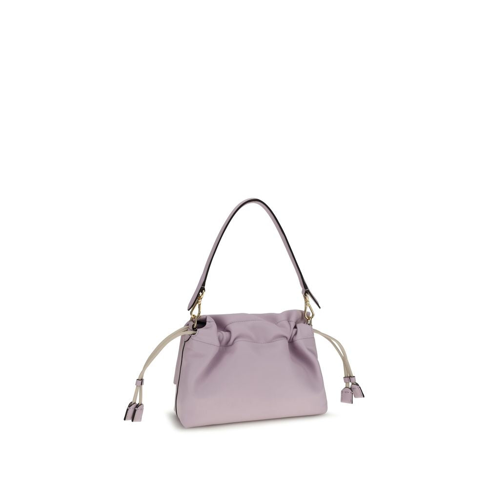 Fendi Mamma Baguette Schultertasche aus violettem Kalbsleder Bos Taurus