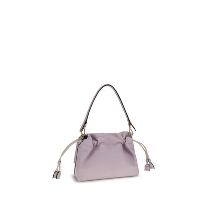 Fendi Mamma Baguette Schultertasche aus violettem Kalbsleder Bos Taurus