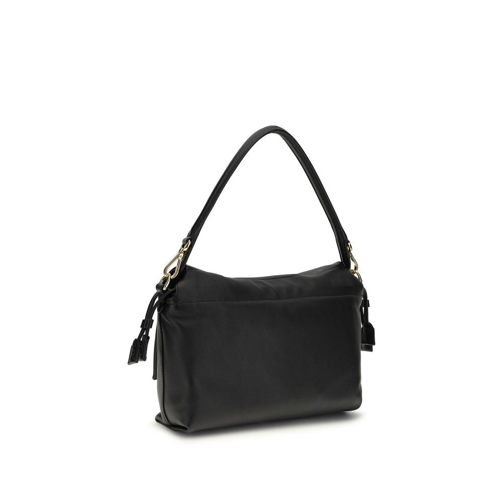 Fendi Mamma Baguette Schultertasche aus schwarzem Kalbsleder – Eleganz neu definiert