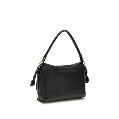 Fendi Mamma Baguette Schultertasche aus schwarzem Kalbsleder – Eleganz neu definiert