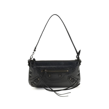 Balenciaga Le City Clutch Bag: Elegante Schultertasche aus Lammleder