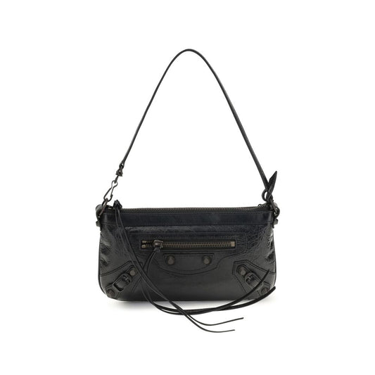 Balenciaga Le City Clutch Bag: Elegante Schultertasche aus Lammleder