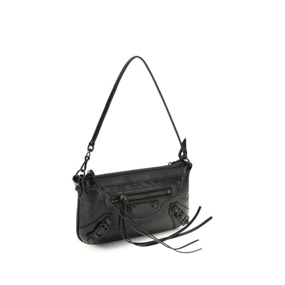 Balenciaga Le City Clutch Bag: Elegante Schultertasche aus Lammleder
