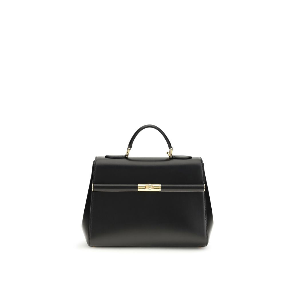 Dolce & Gabbana Marlene Schwarze Kalbsleder Schultertasche für Damen