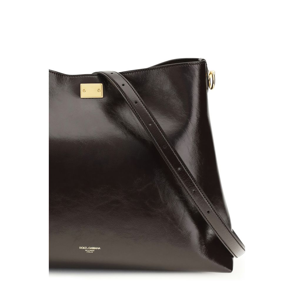 Dolce & Gabbana Vittoria Schultertasche aus Kalbsleder