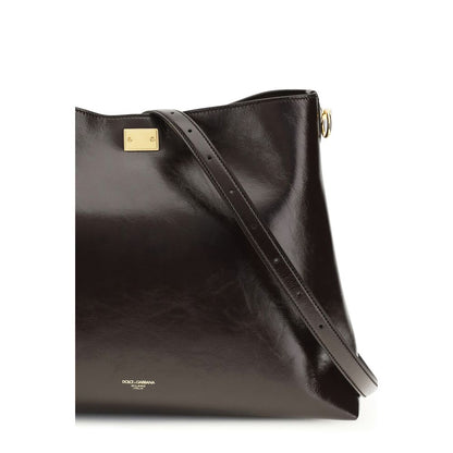 Dolce & Gabbana Vittoria Schultertasche aus Kalbsleder