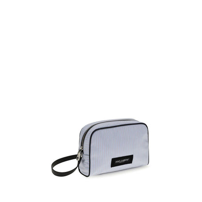 Dolce & Gabbana Blaue Baumwoll-Handtasche – Elegante Damenaccessoires für jede Gelegenheit