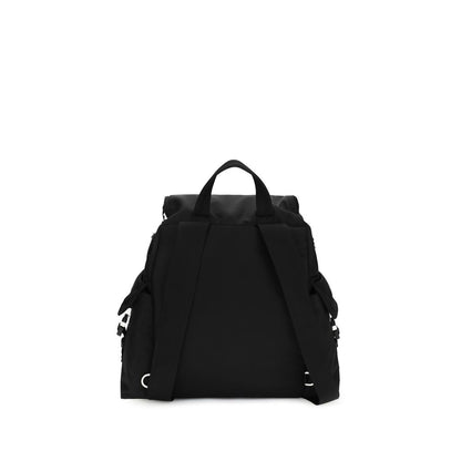 Schwarzer Rucksack aus recyceltem Polyamid
