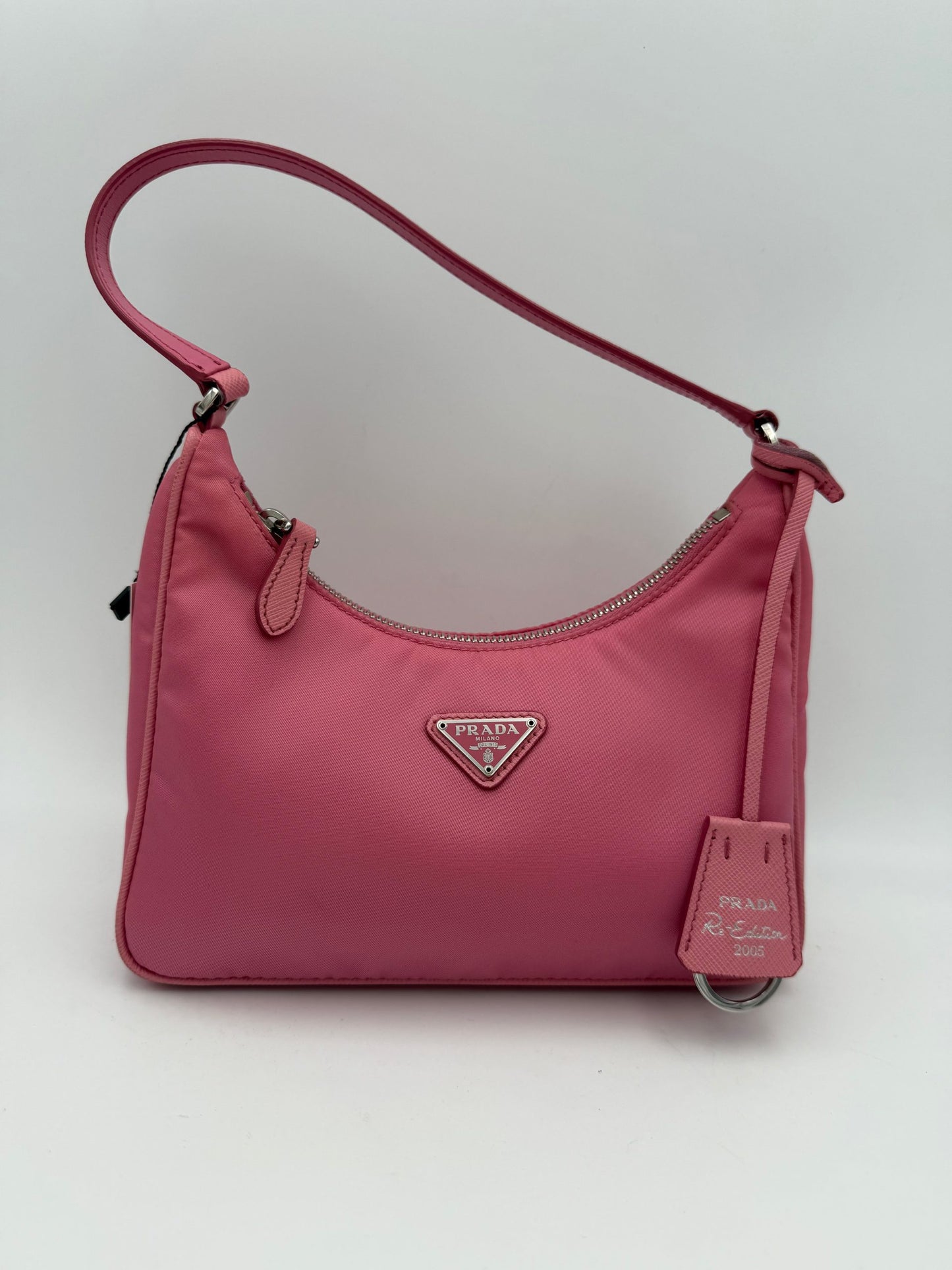 Prada PRADA HOBO Re-Nylon Pink Handtasche – Luxuriöse Designertasche für Damen