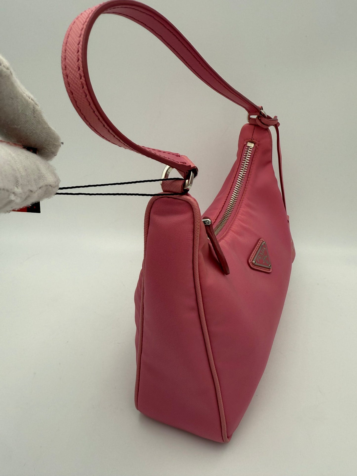 Prada PRADA HOBO Re-Nylon Pink Handtasche – Luxuriöse Designertasche für Damen