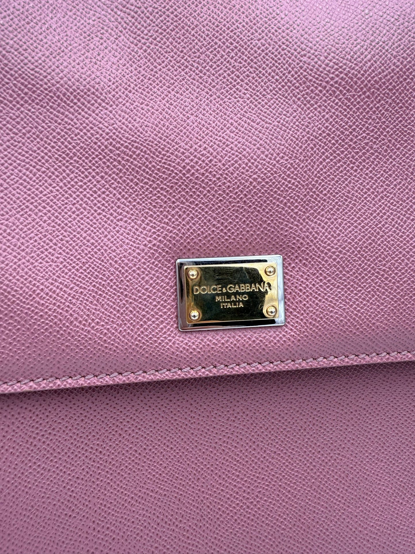 Dolce & Gabbana Sicily Große Handtasche in Antikrosa – Luxuriöse Eleganz für Damen