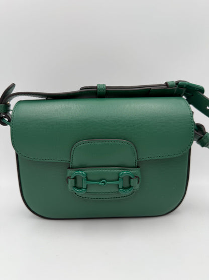 Gucci HORSEBIT 1955 Smaragd Handtasche - Eleganz trifft zeitloses Design