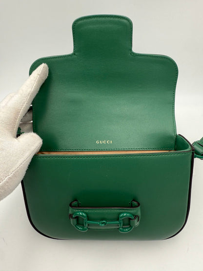 Gucci HORSEBIT 1955 Smaragd Handtasche - Eleganz trifft zeitloses Design