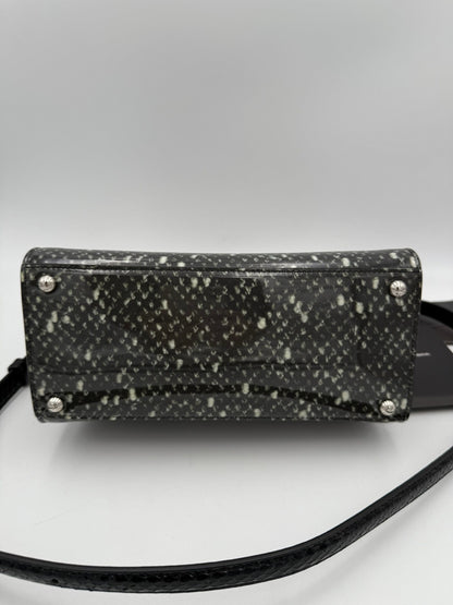 Dolce & Gabbana Monica Handtasche aus Python und Lackleder – Exquisite Eleganz für Damen