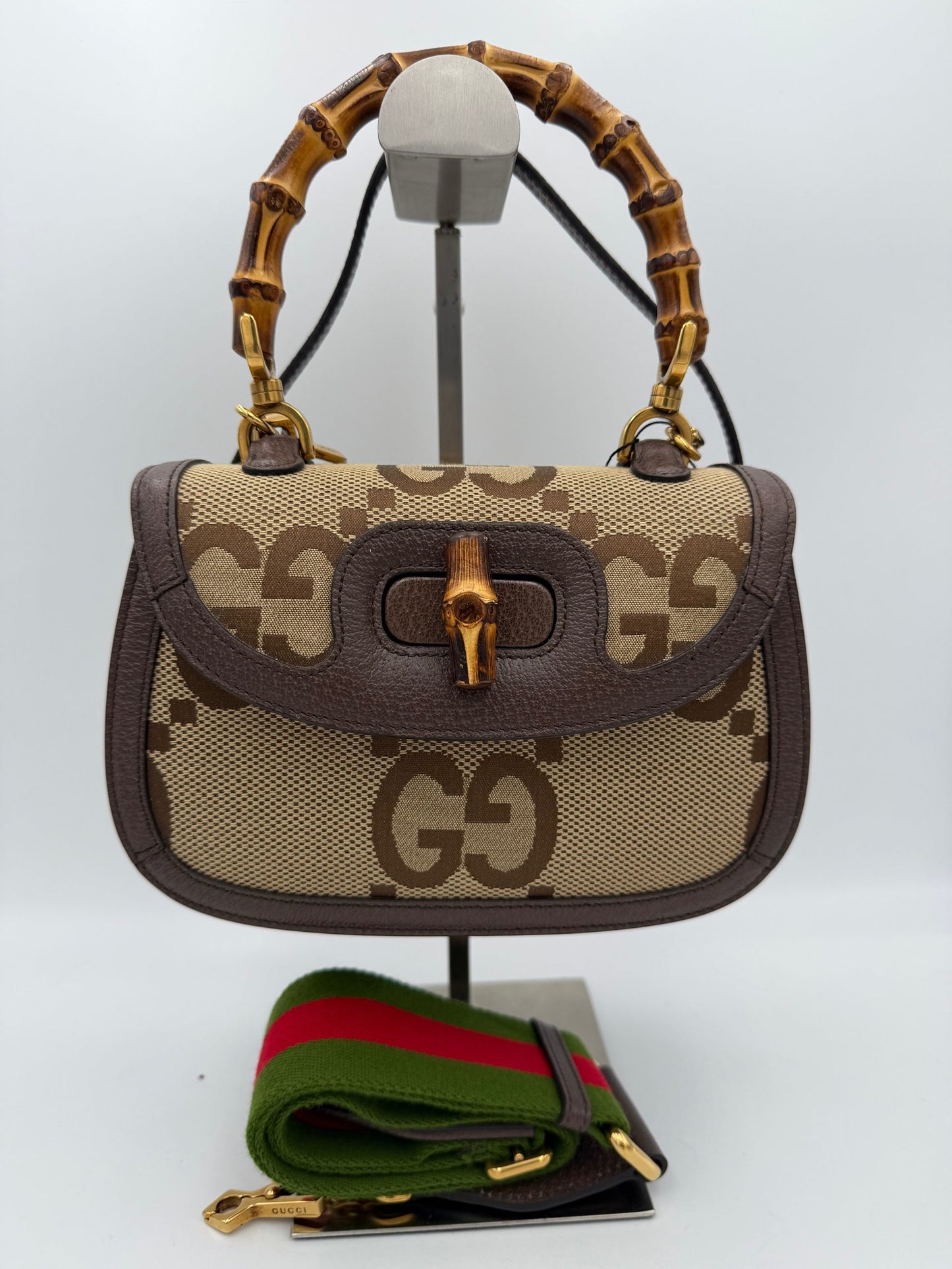 Gucci Bamboo 1947 GG Canvas Handtasche - Eleganz trifft Luxus
