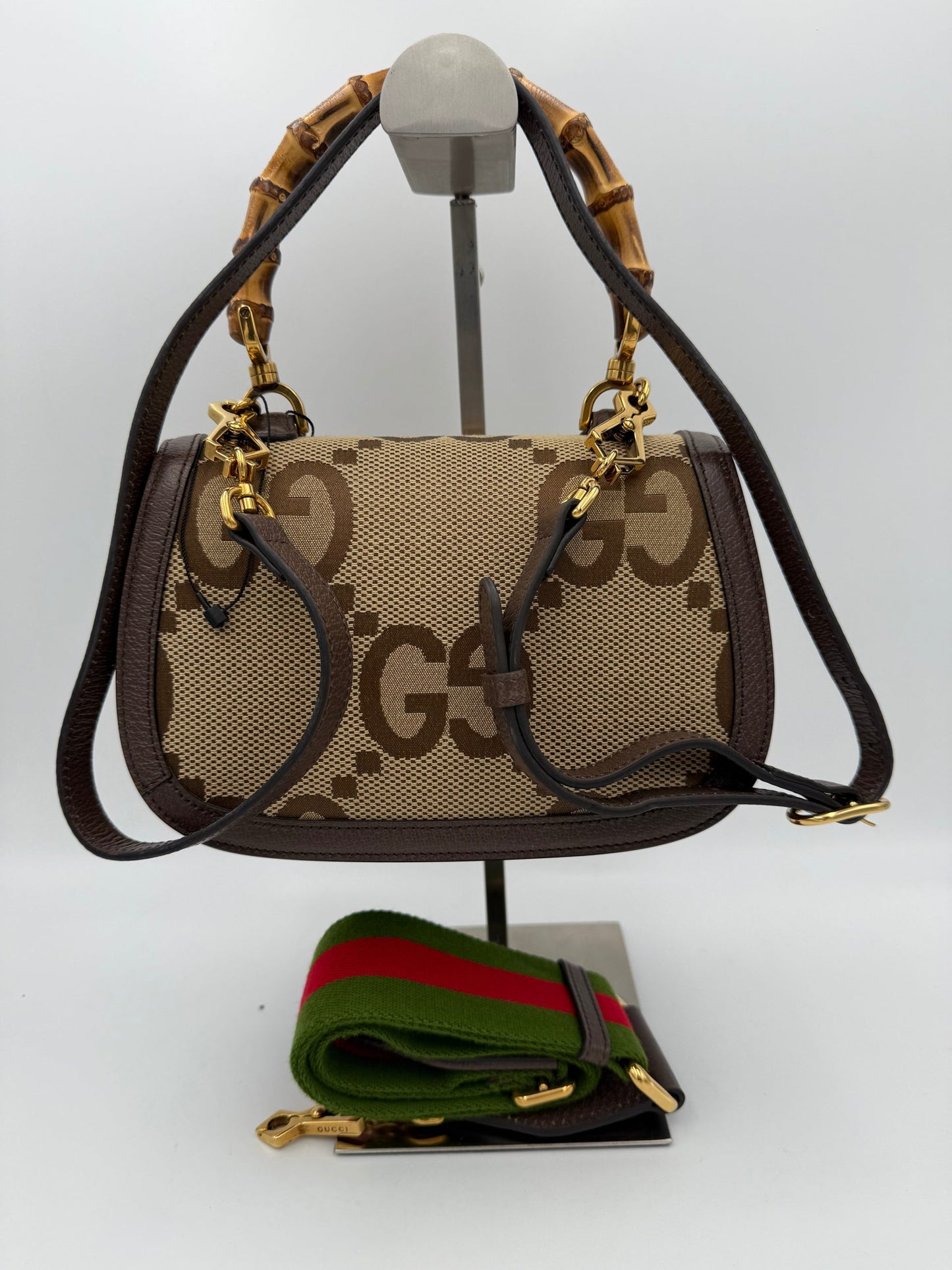 Gucci Bamboo 1947 GG Canvas Handtasche - Eleganz trifft Luxus