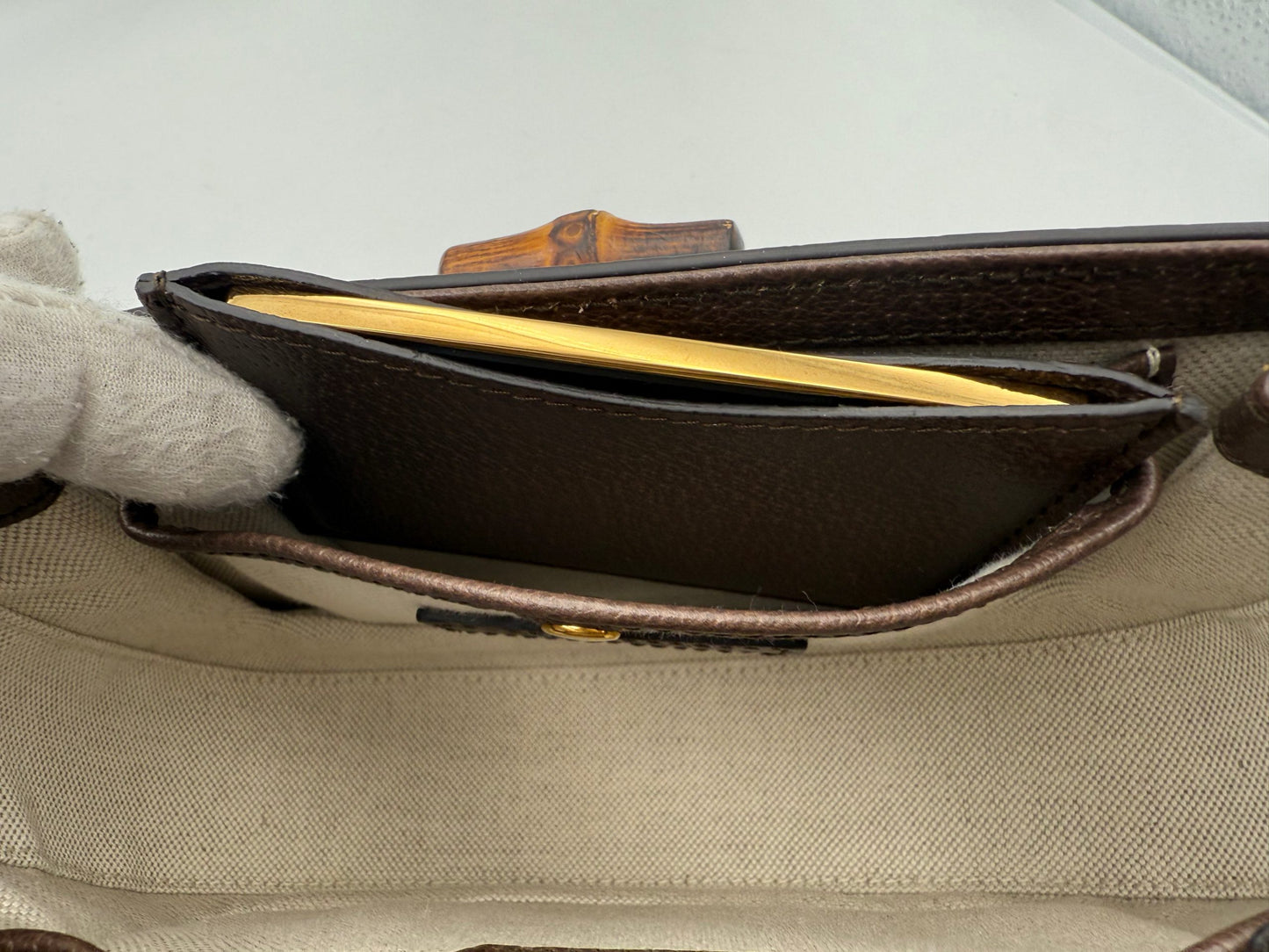 Gucci Bamboo 1947 GG Canvas Handtasche - Eleganz trifft Luxus