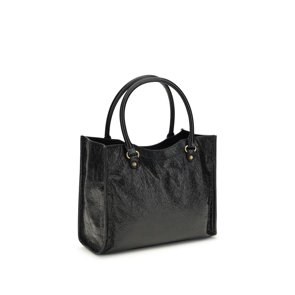 Schwarze Lammleder Schultertasche Ovis Aries Aries
