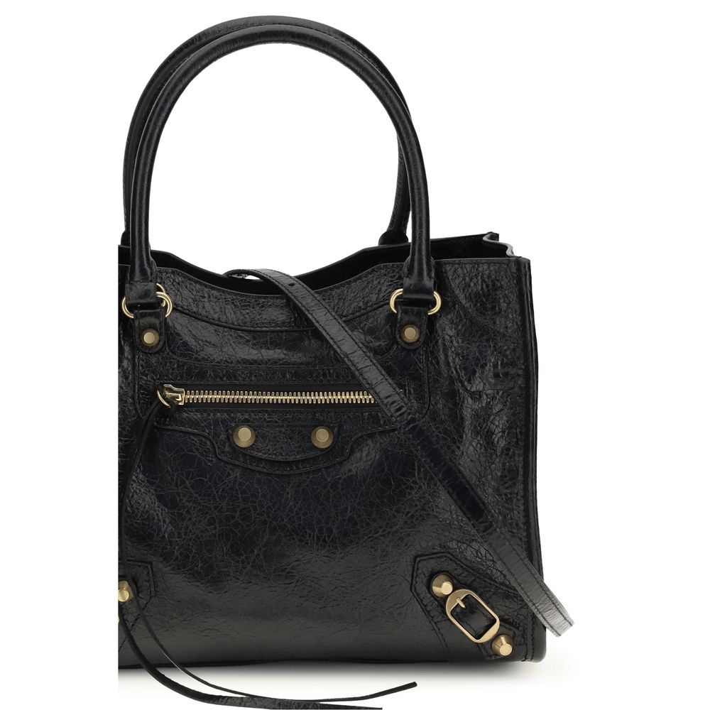 Schwarze Lammleder Schultertasche Ovis Aries Aries