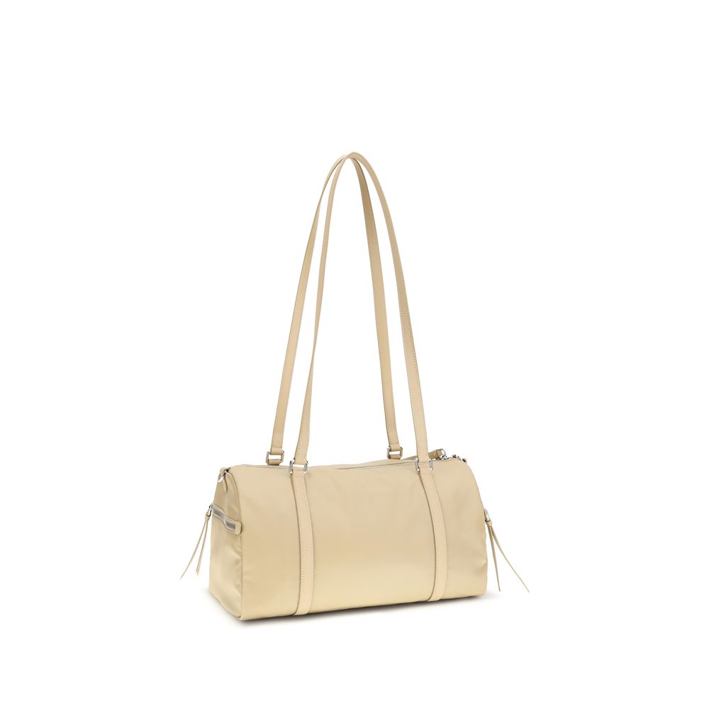 Prada Beige Polyamid Umhängetasche – Eleganz trifft Funktionalität