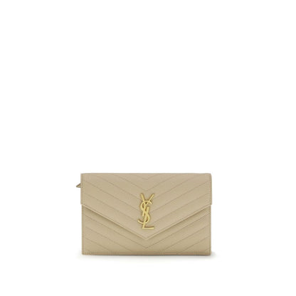 Saint Laurent Cassandre Mini Schultertasche aus Kalbsleder