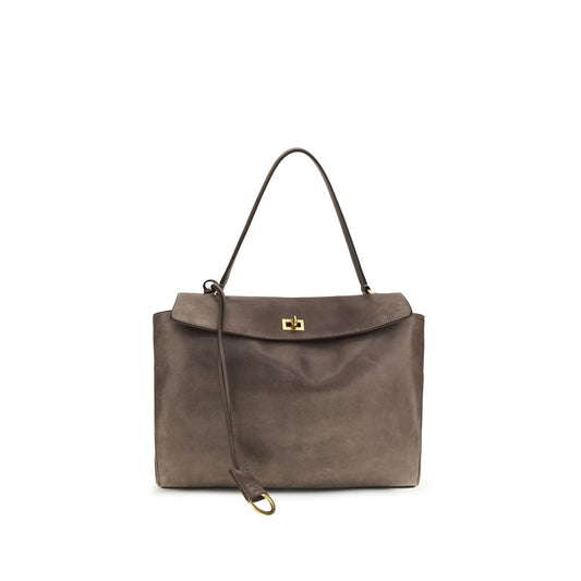 Balenciaga Graue Lammleder Schultertasche Ovis Aries - Luxuriöse Eleganz