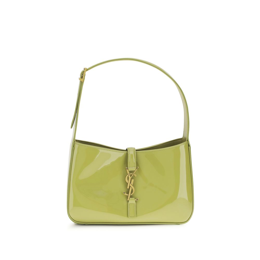 Saint Laurent Bicolor Calf Leather Bos Taurus Schultertasche – Eleganz und Stil vereint