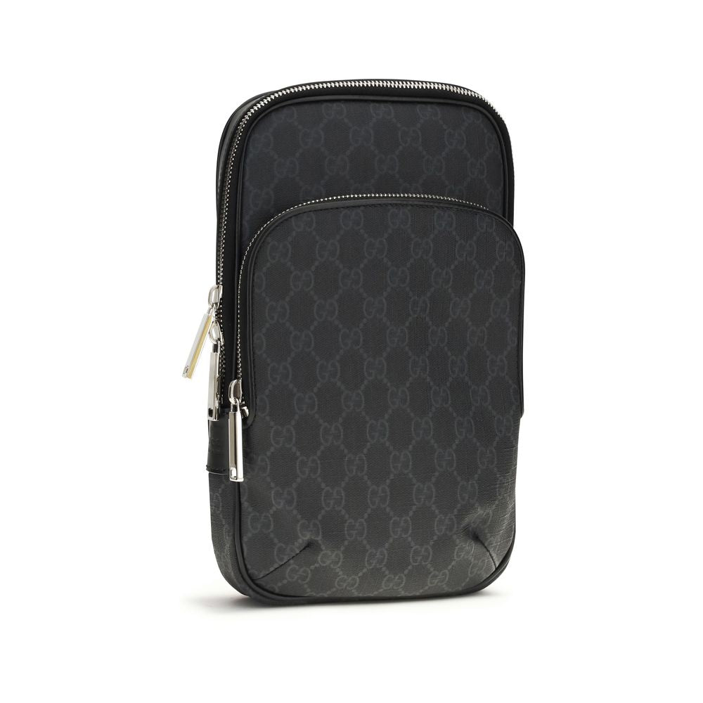 Gucci GG Supreme Schultertasche aus Polyurethan – Eleganz trifft Funktionalität