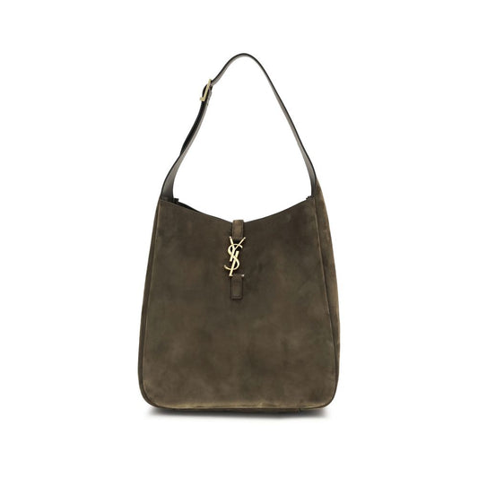 Saint Laurent Bicolor Calf Leather Bos Taurus Schultertasche – Eleganz trifft Funktionalität