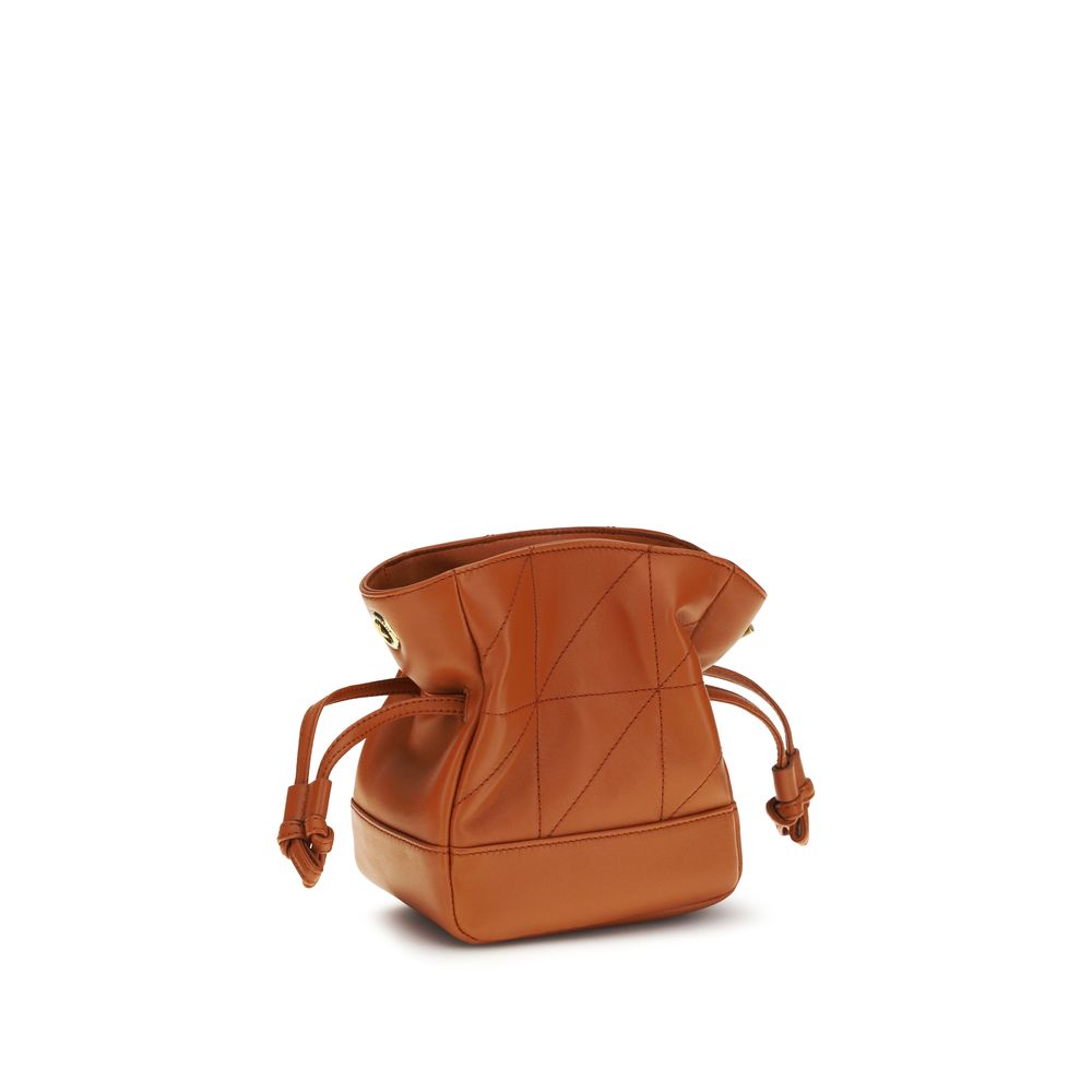 Saint Laurent Orange Lamm Ovis Aries Aries Clutch Bag – Elegante Mini Leder Clutch