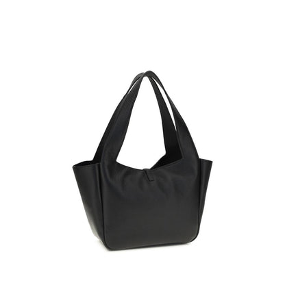Saint Laurent Le 5 à 7 Bea Small Schultertasche in Schwarz aus edlen Materialien