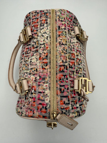 FENDI FF Canvas Fiori Handtasche
