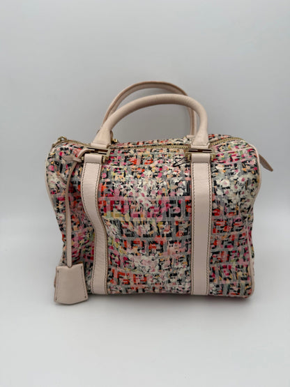 FENDI FF Canvas Fiori Handtasche