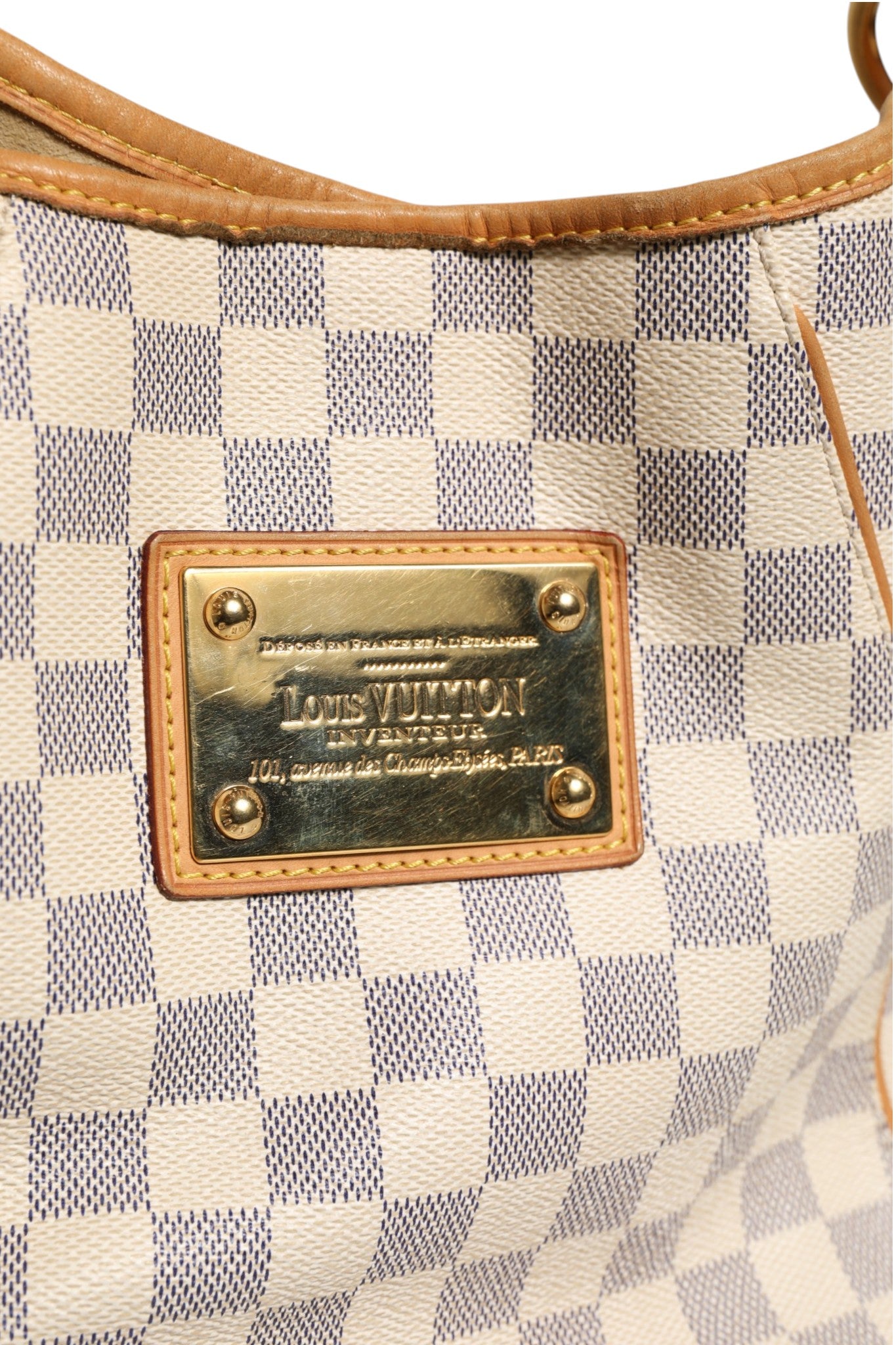 Damier Azur Canvas Galliera PM Schultertasche