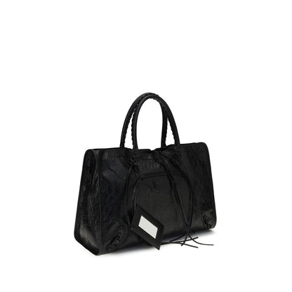 Schwarze Lammleder Schultertasche Ovis Aries Aries