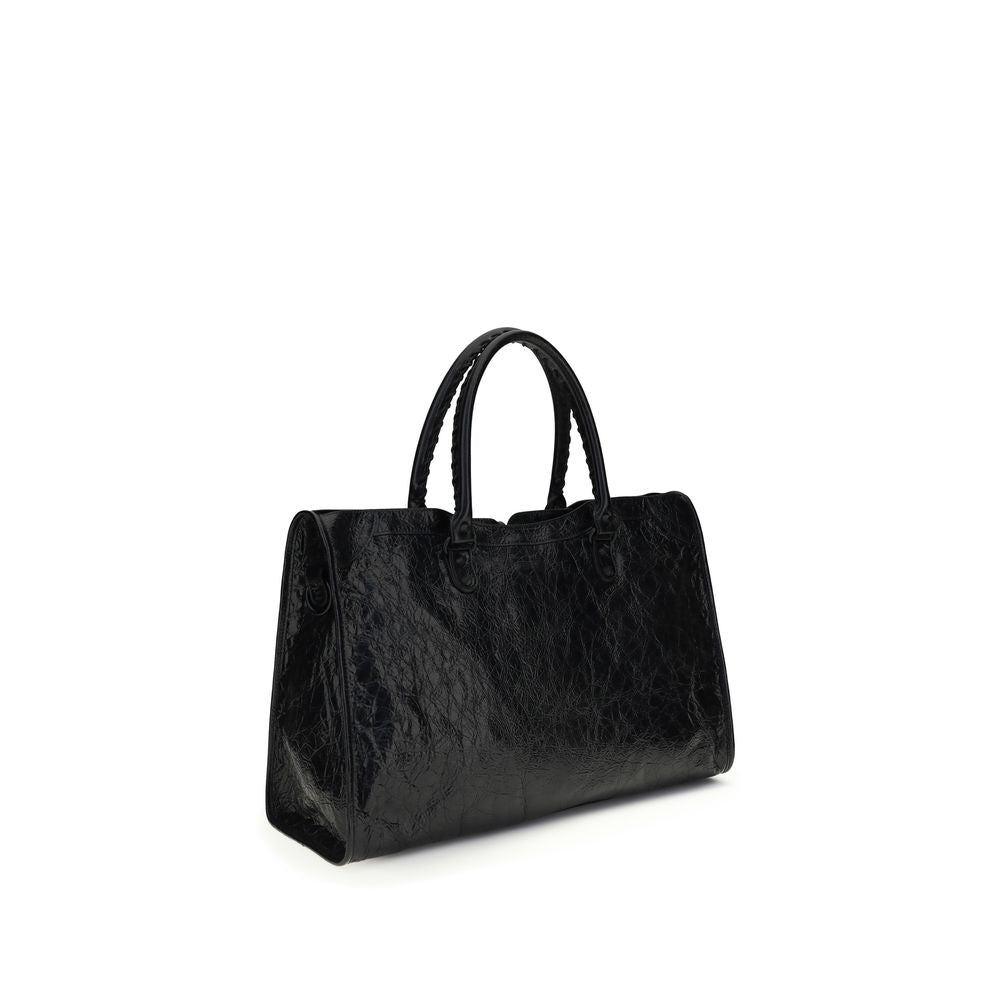 Schwarze Lammleder Schultertasche Ovis Aries Aries